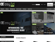 Tablet Screenshot of easy3dsource.com